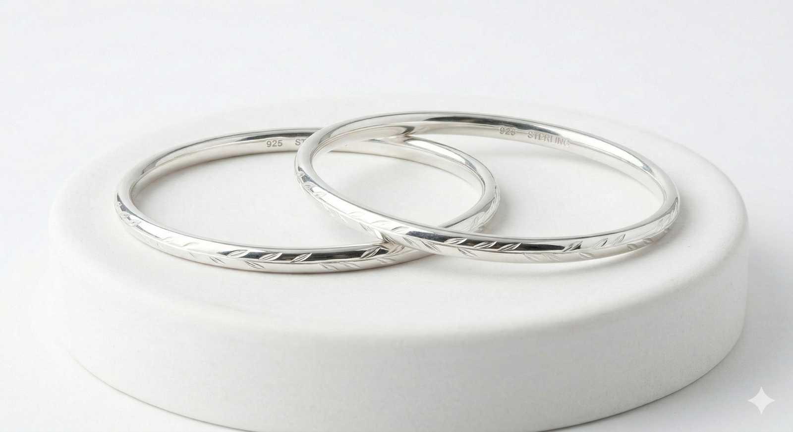 Silver Bangles