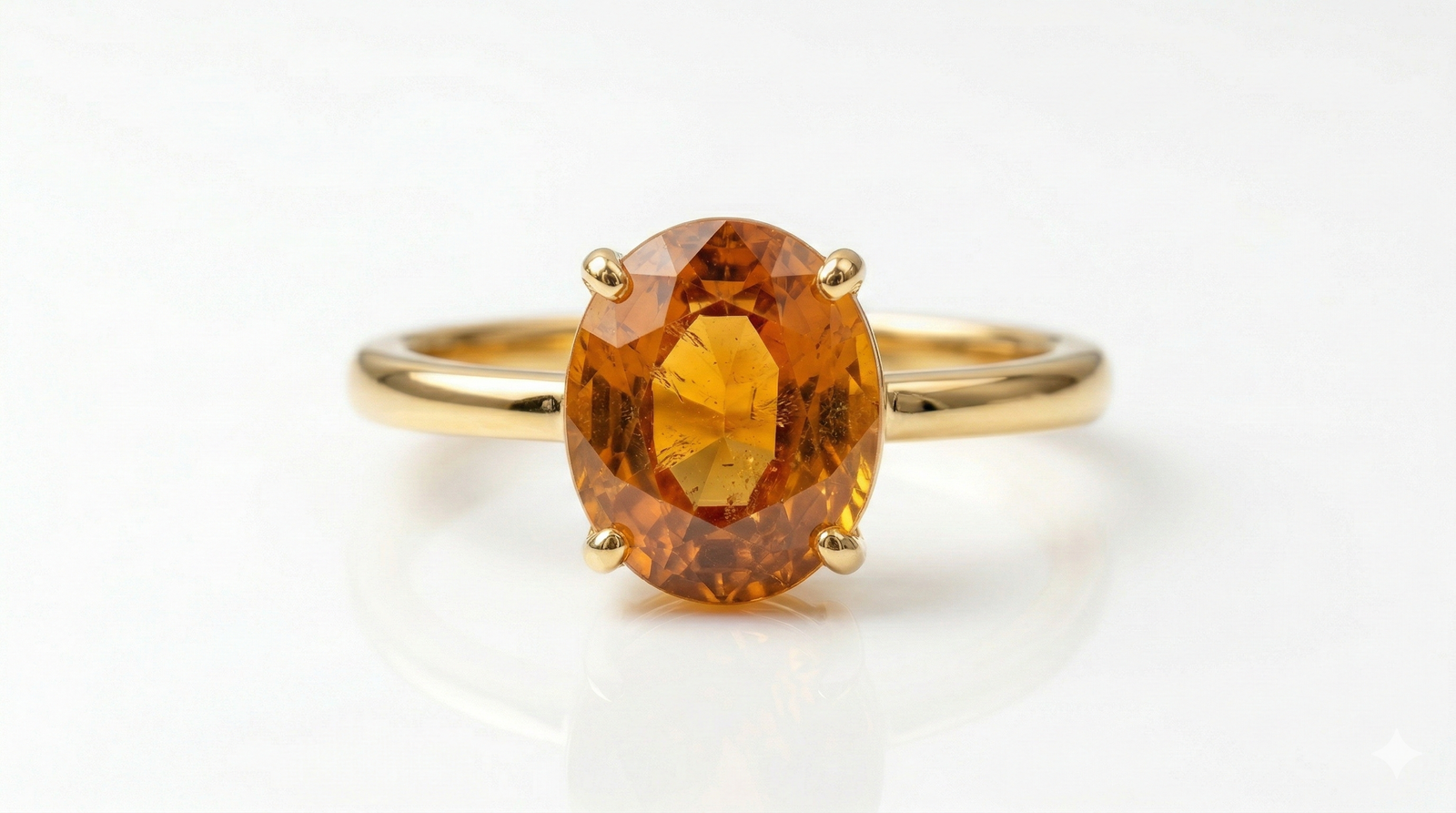 Hessonite Ring